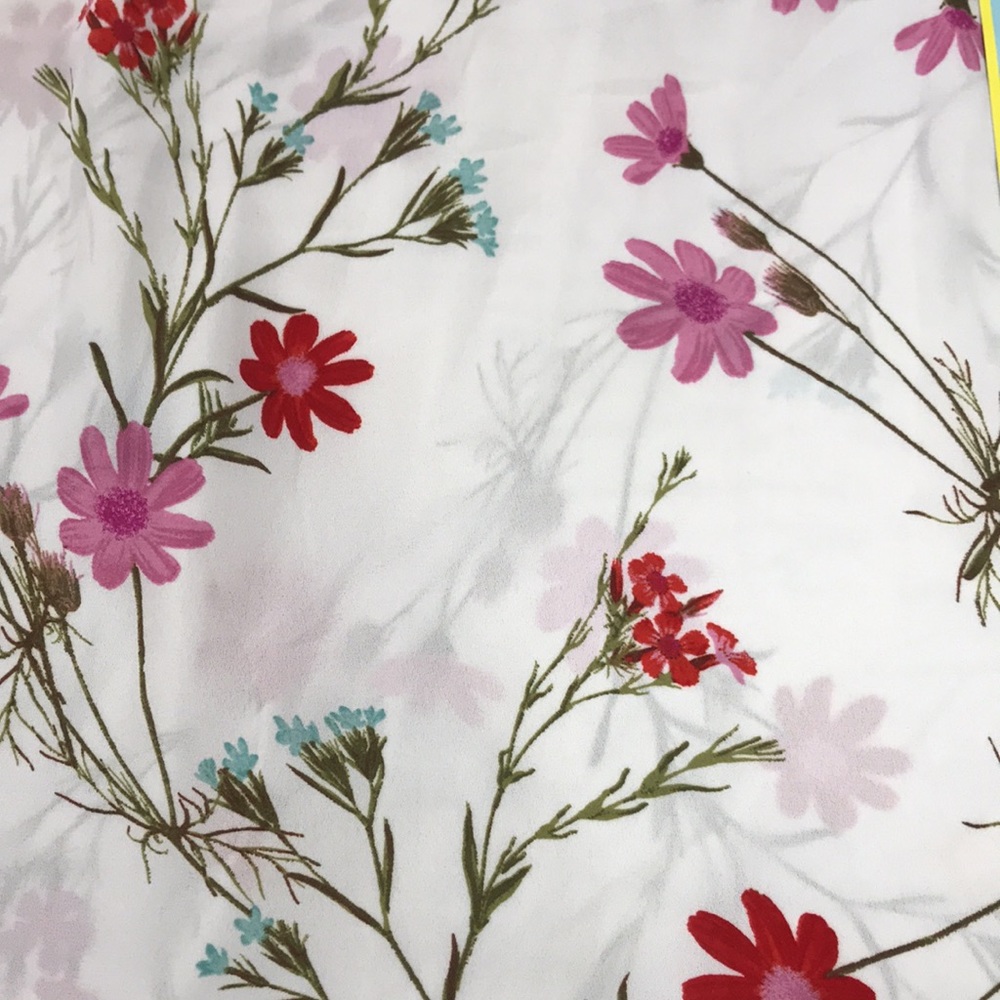 🎁Cece Enchanted Wildflower Collared Short Sleeve Top - Picture 4 of 9